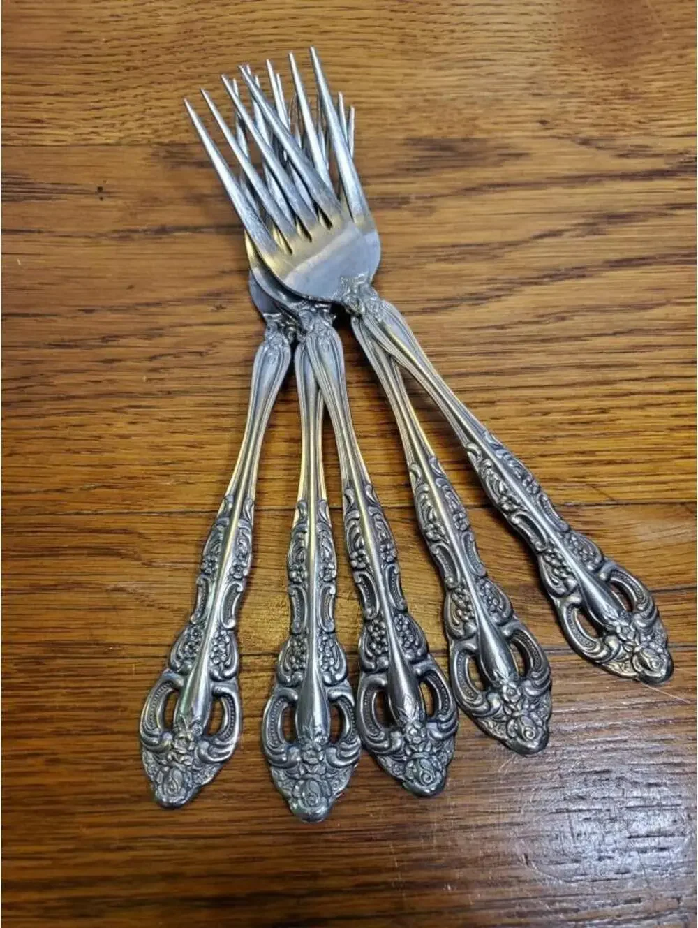 Dynasty II, Stainless flatware pieces, Silverware, MCM, 27 pcs, National Silver
